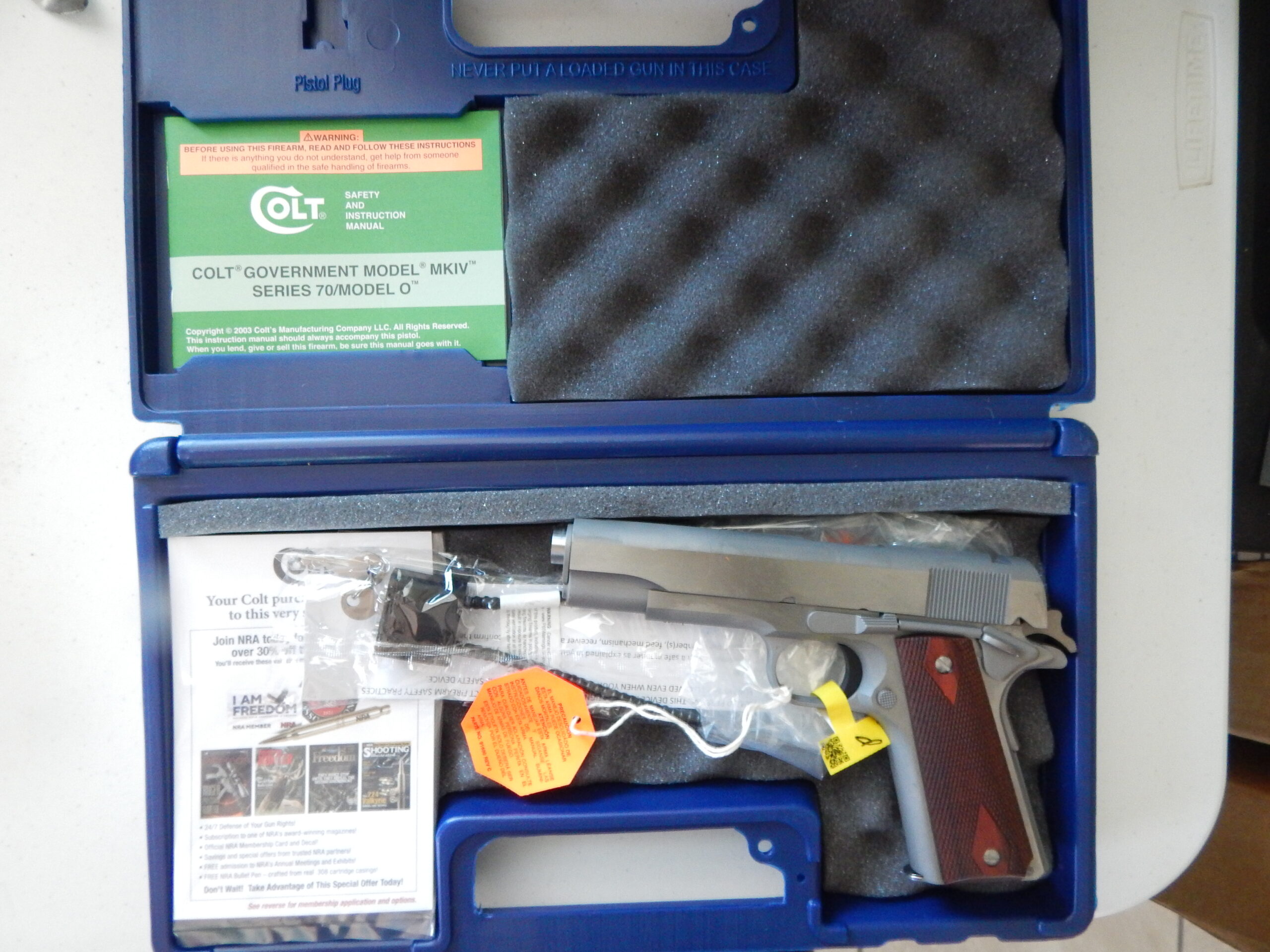 Colt Government Model MKIV Series 70/ Model O 38 Super