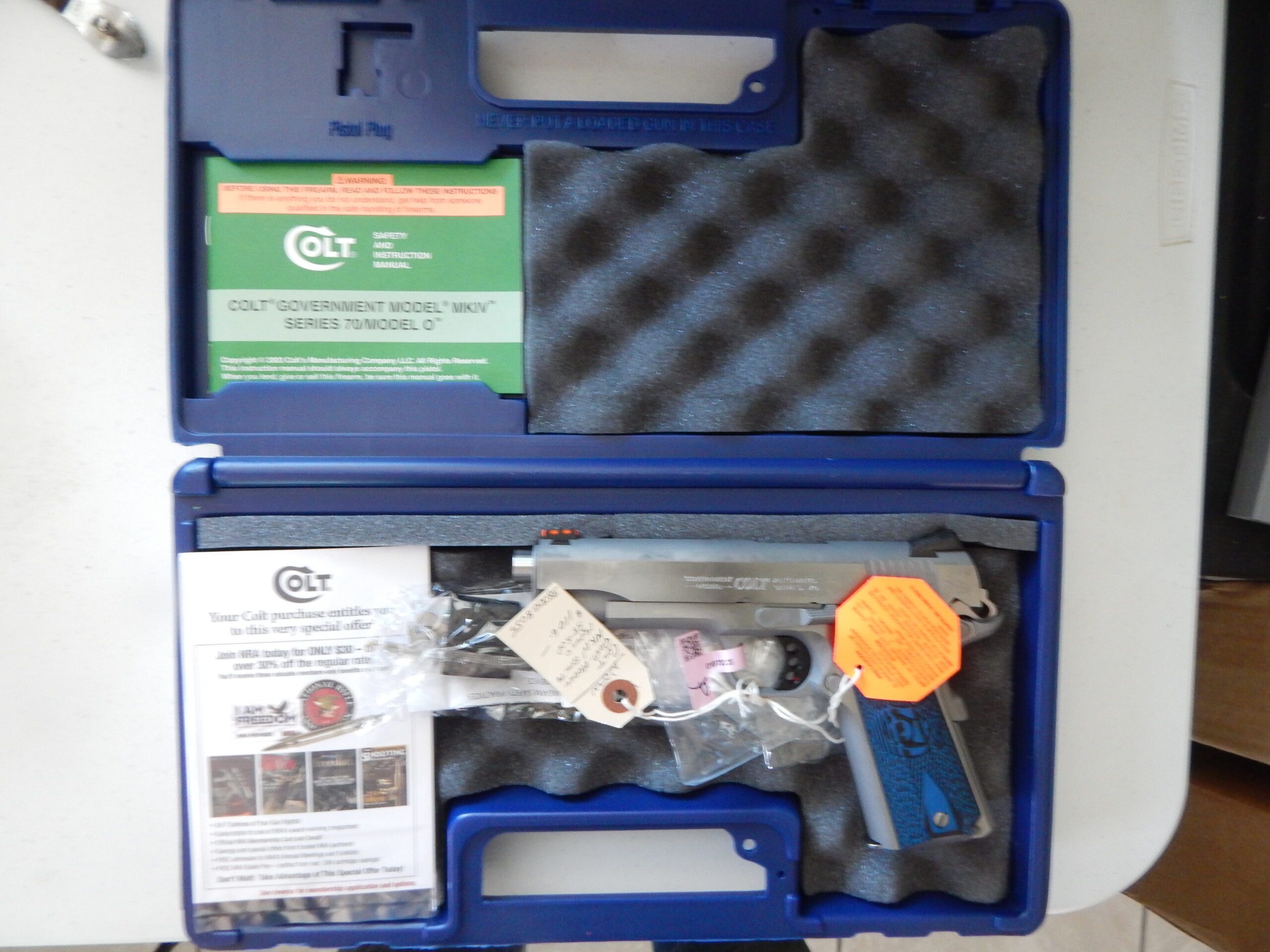 Colt Government Model MKIV Series 70/ Model O 38 Super