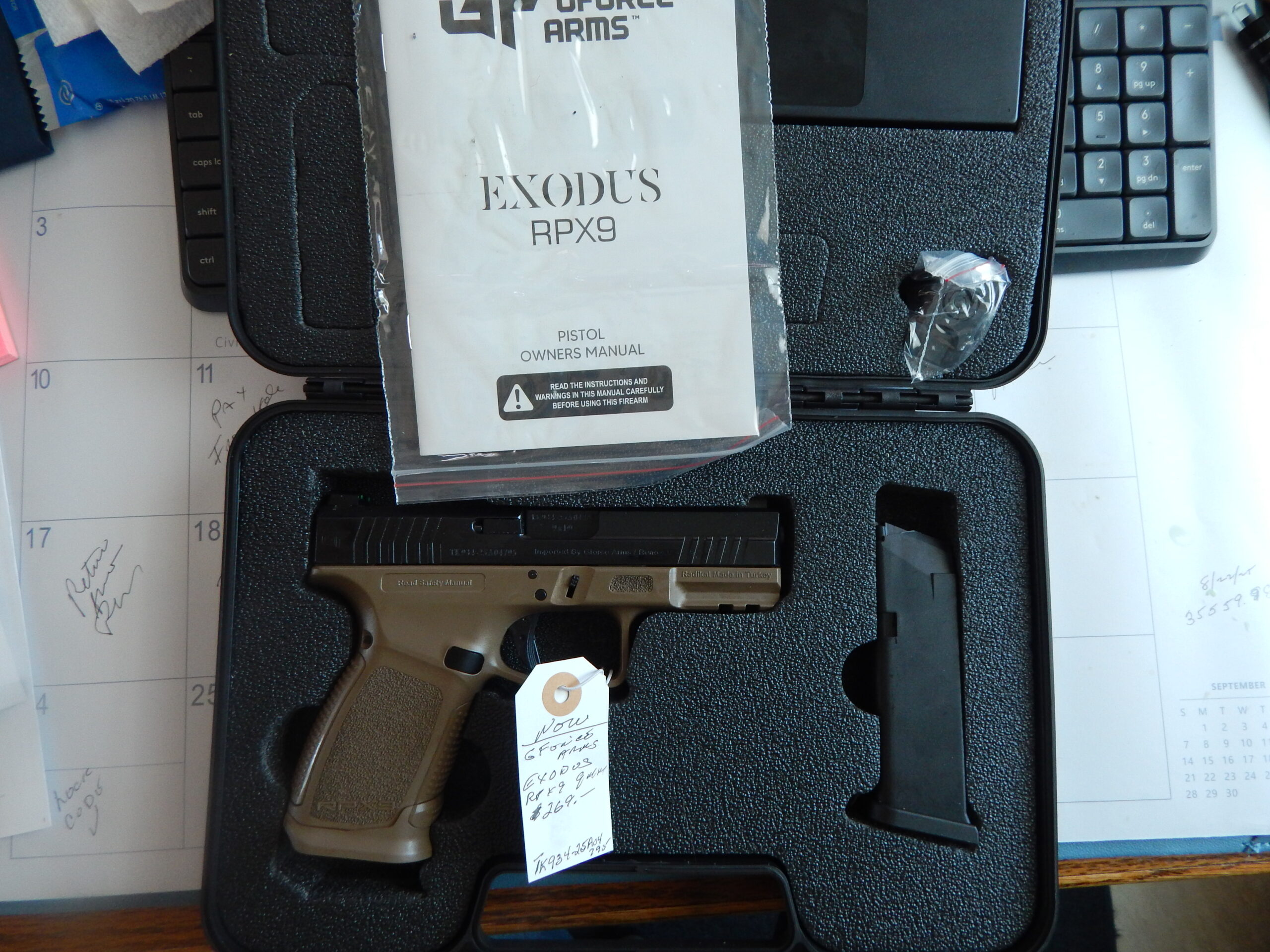 GForce Arms Exoduc RPX3C9 9mm